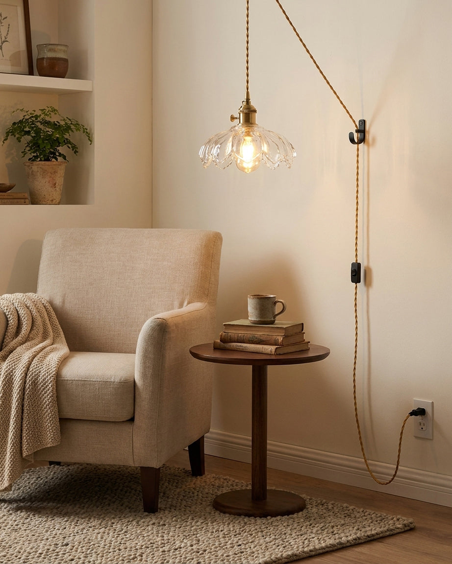 Larena Glass Plug In Pendant Light — product view 7