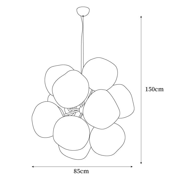 Lava Bubbles Metal Pendant Lamp — product view 5