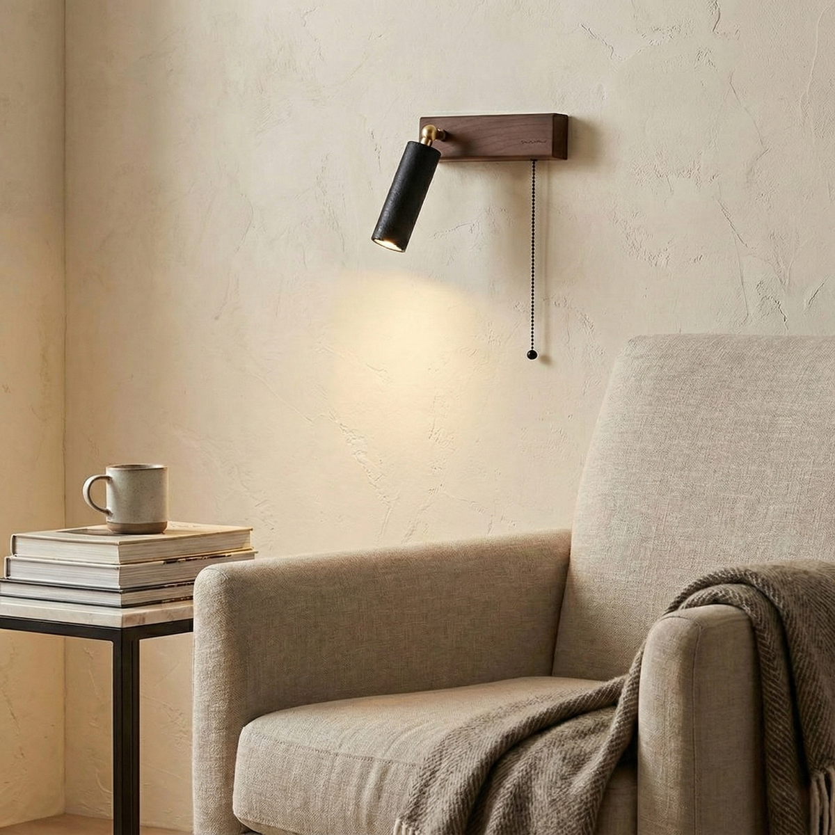 Lavaire Travertine Wall Lamp — product view 6