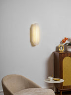 Layered Alabaster Wall Sconce