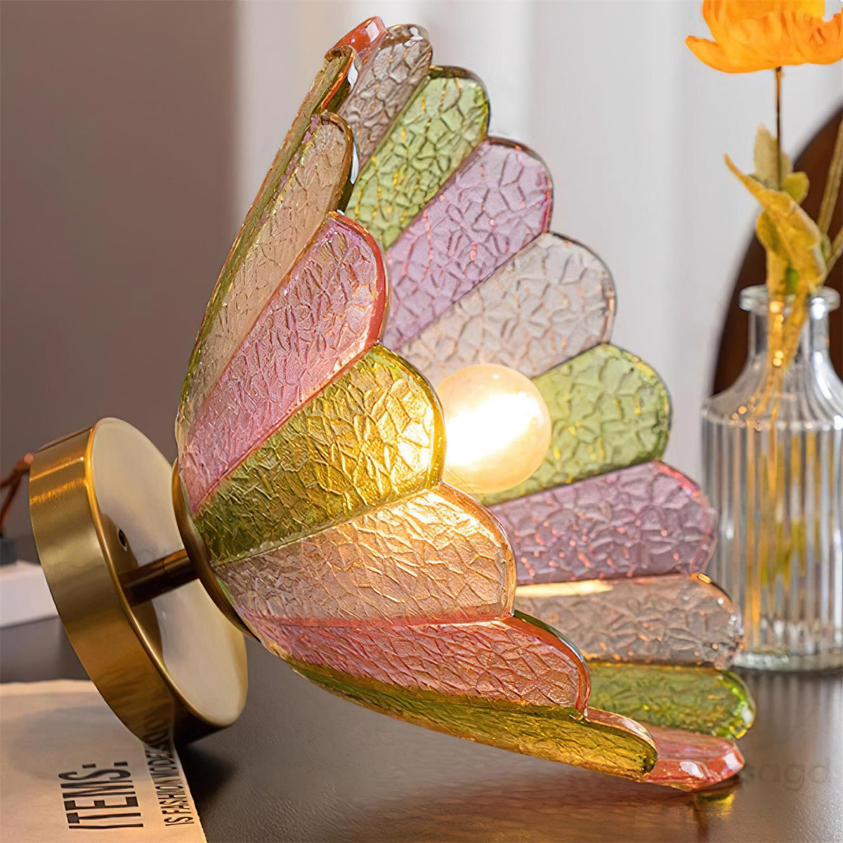 Leira Skirt Glass Ceiling Light — product view 4