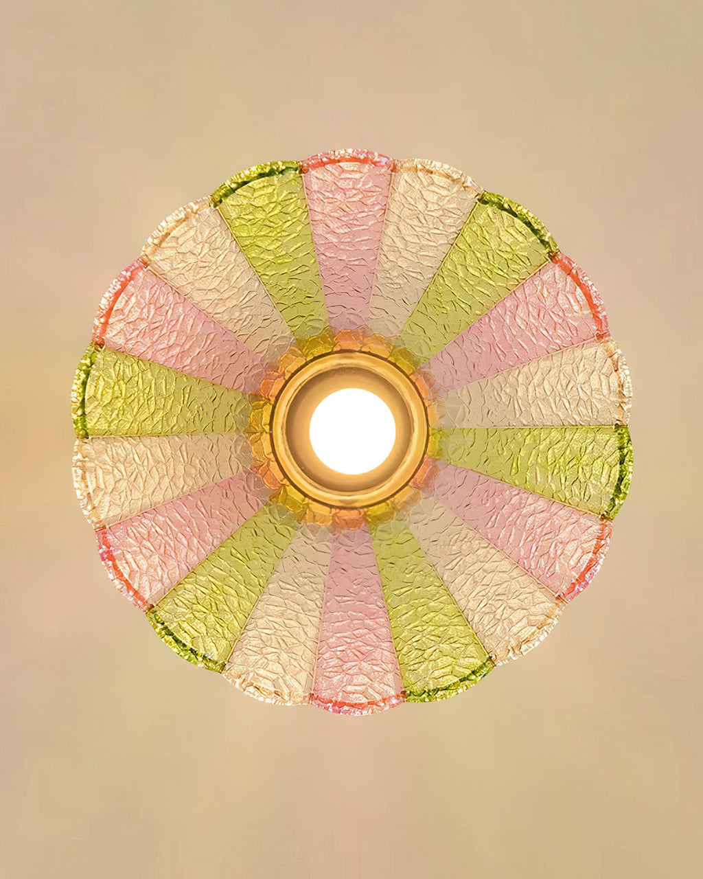 Leira Skirt Glass Ceiling Light — product view 9