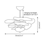 Lilypad Glass Chandelier — product view 5