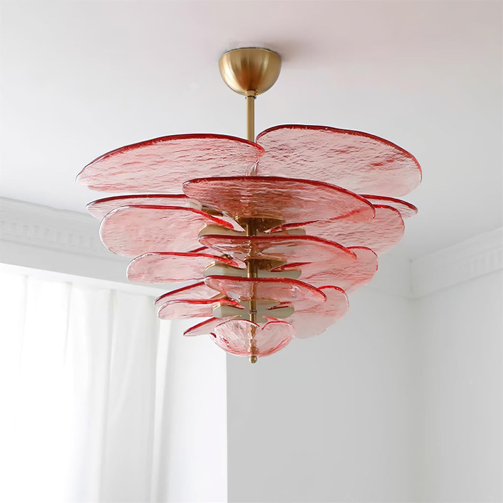 Lilypad Glass Chandelier — product view 2