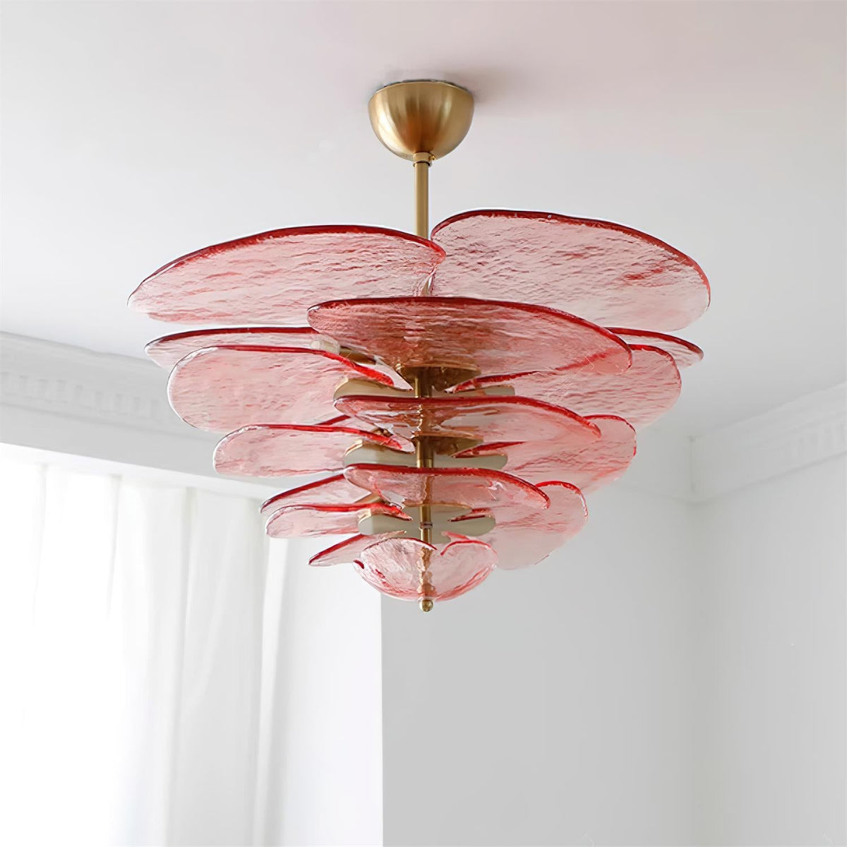 Lilypad Glass Chandelier — product view 2