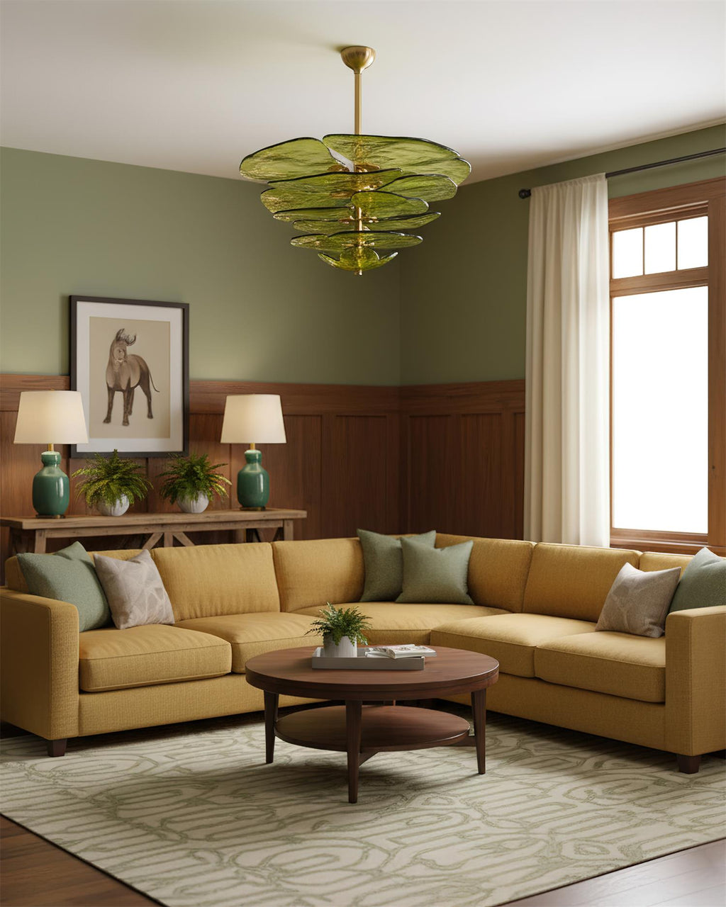 Lilypad Glass Chandelier — product view 11