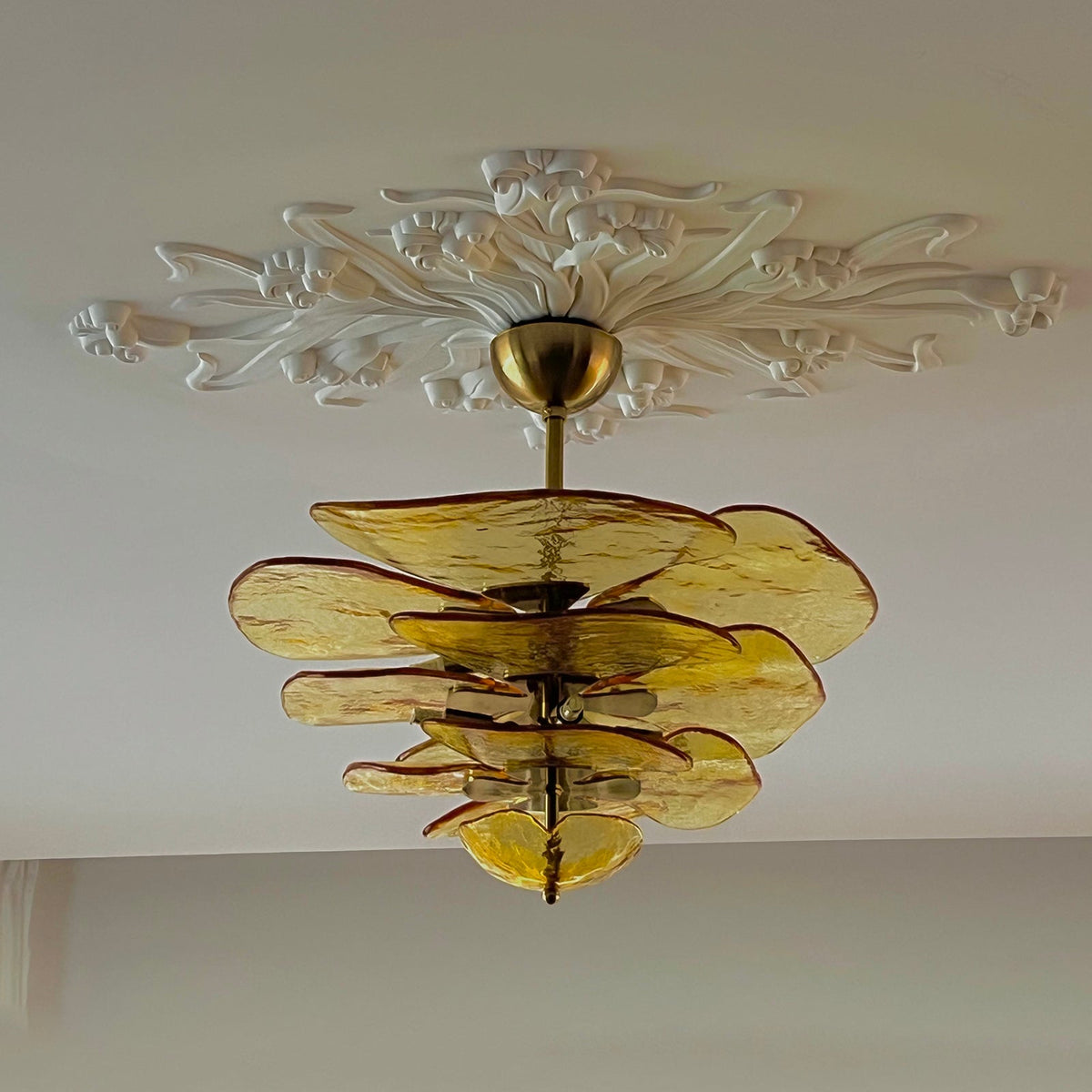 Lilypad Glass Chandelier — product view 4