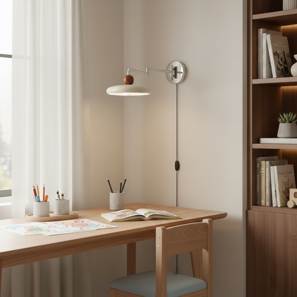Loa Plug In Metal Wall Lamp — product view 9