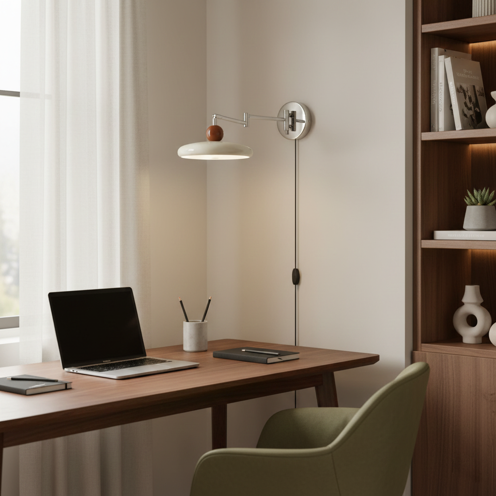 Loa Plug In Metal Wall Lamp — product view 7