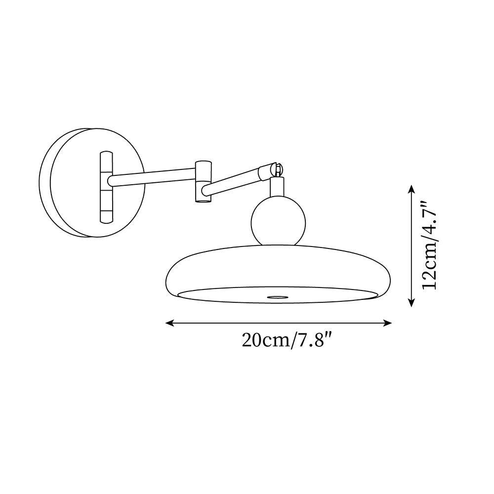Loa Plug In Metal Wall Lamp — product view 5