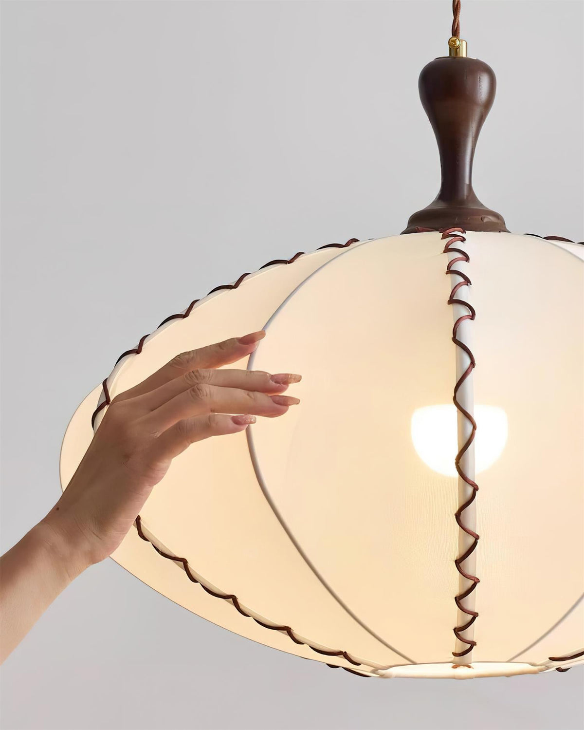 Lucian Wood Pendant Lamp — product view 3