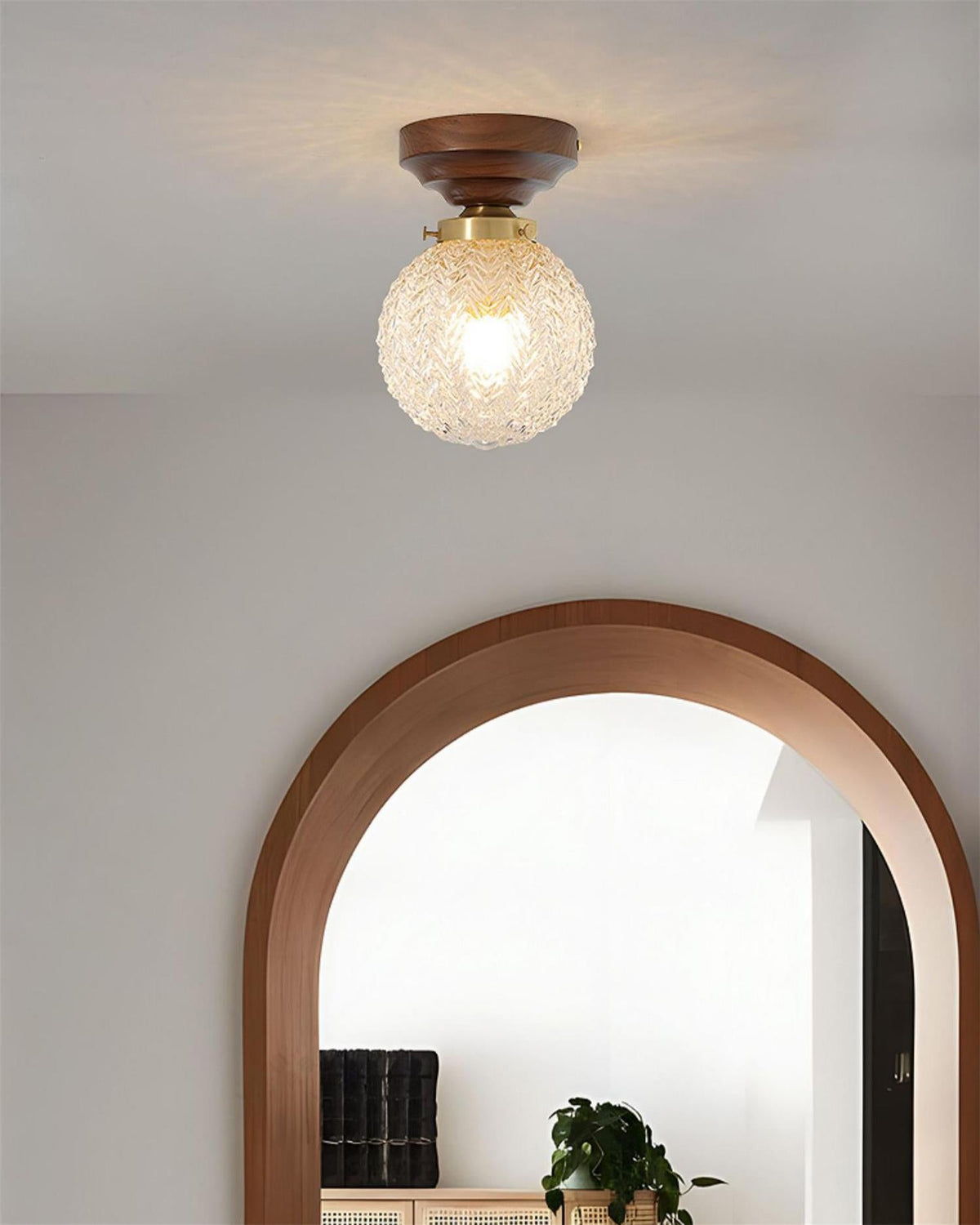 Lumidora Glass Ceiling Lamp — product view 12