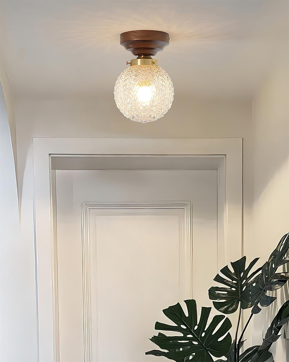 Lumidora Glass Ceiling Lamp — product view 4