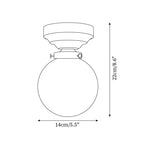 Lumidora Glass Ceiling Lamp — product view 5