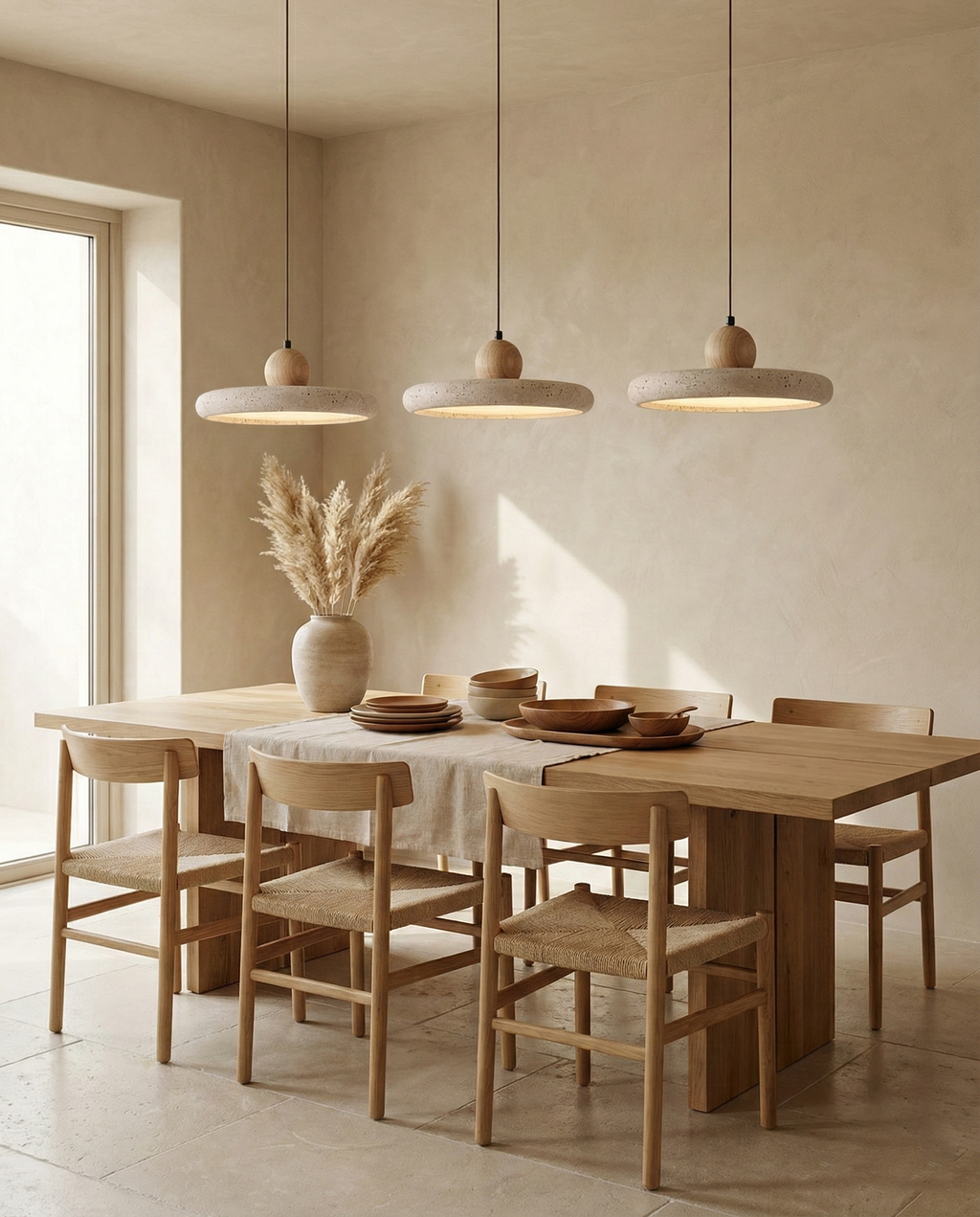 Lydia Travertine Pendant Lamp — product view 14