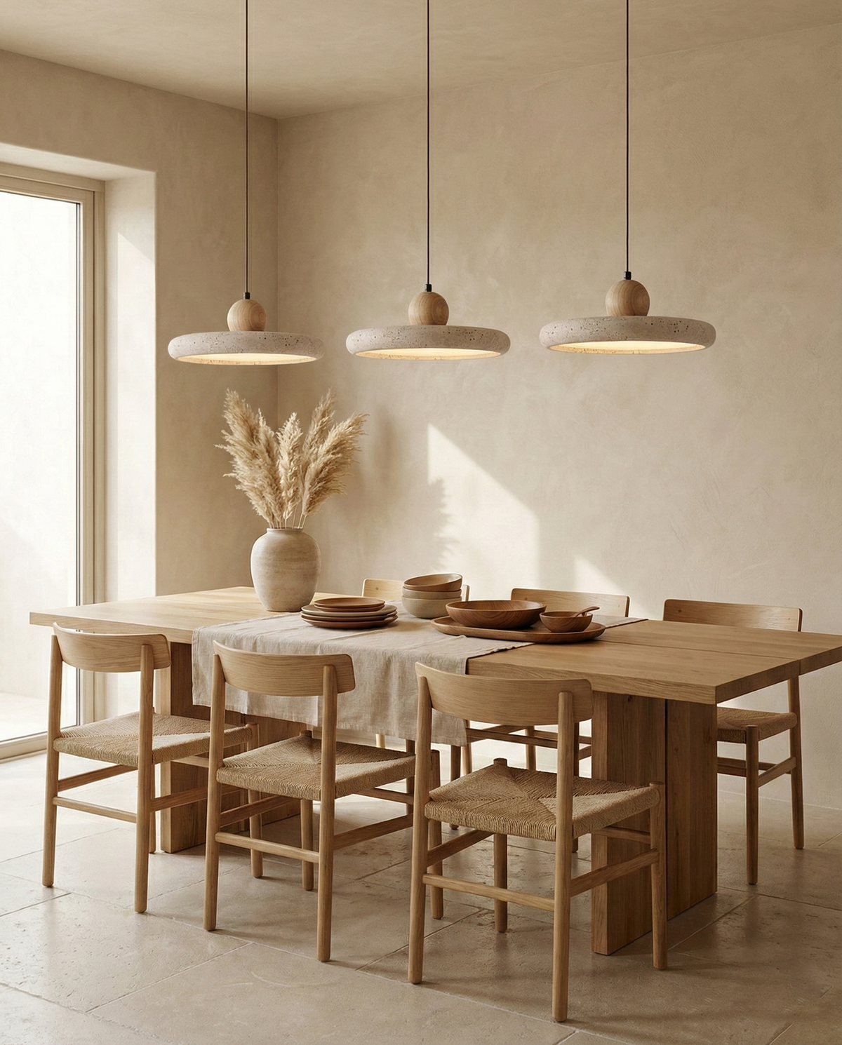 Lydia Travertine Pendant Lamp — product view 14