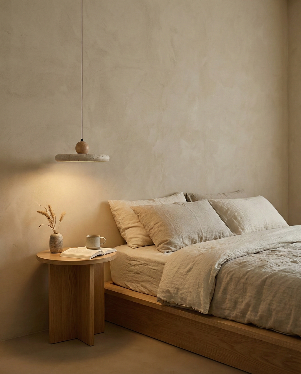 Lydia Travertine Pendant Lamp — product view 12