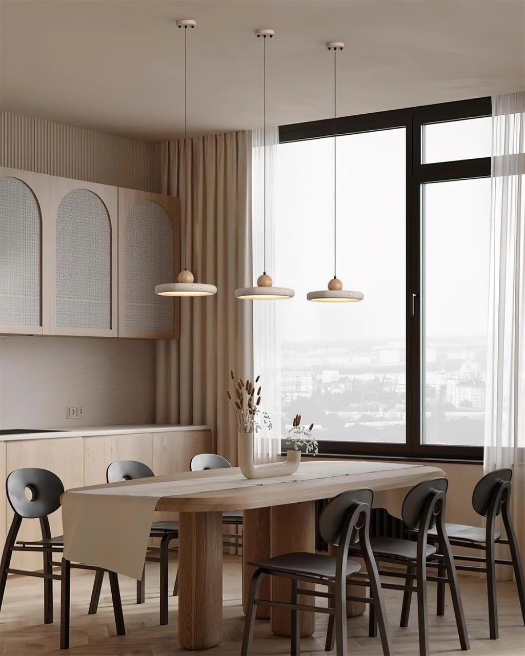 Lydia Travertine Pendant Lamp — product view 7