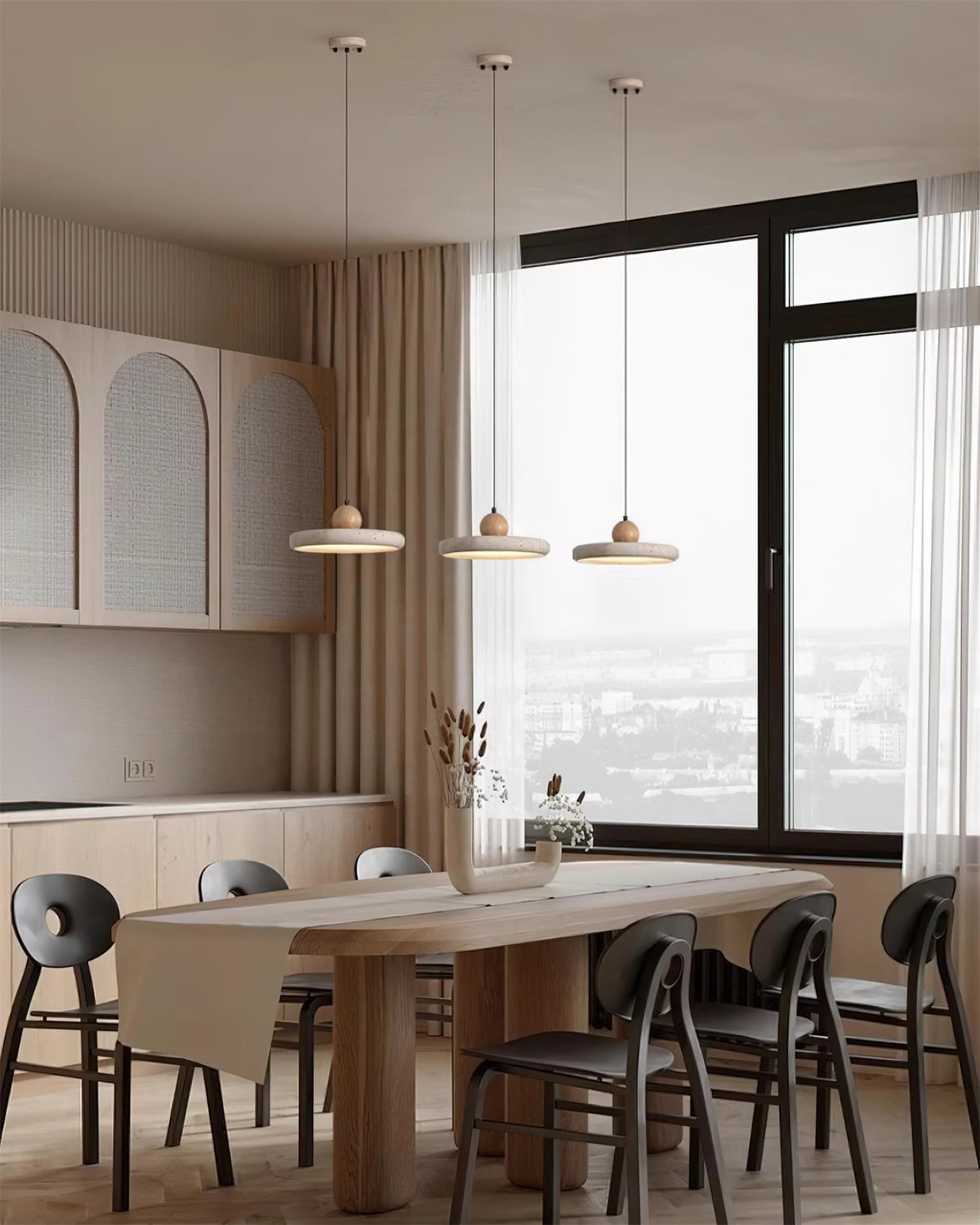 Lydia Travertine Pendant Lamp — product view 7