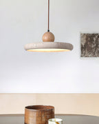 Lydia Travertine Pendant Lamp — product view 3
