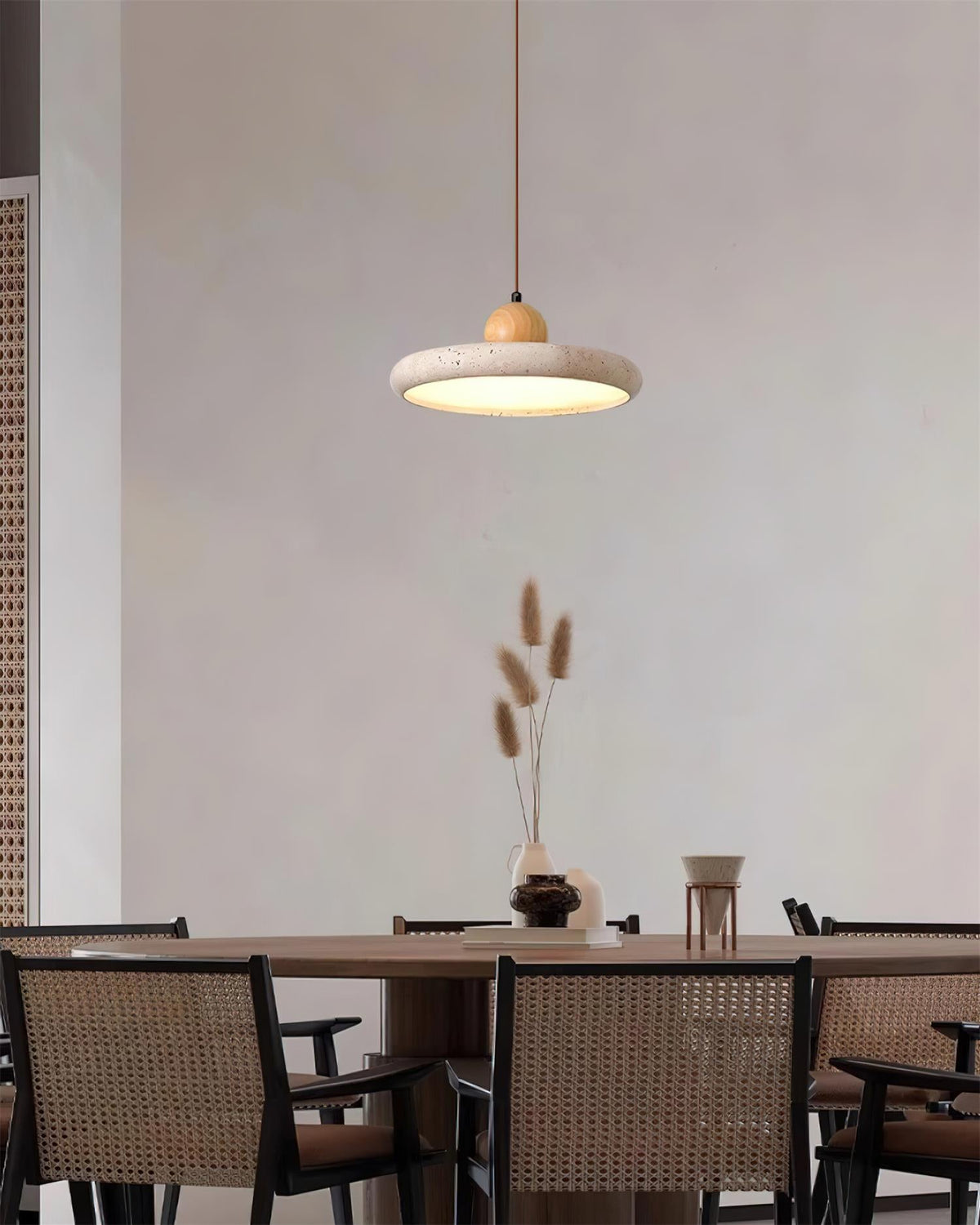 Lydia Travertine Pendant Lamp — product view 5