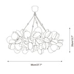 Magnolia Crown Metal Chandelier — product view 6