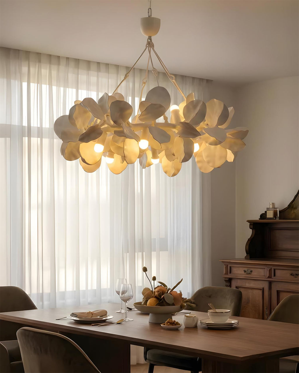Magnolia Crown Metal Chandelier — product view 7