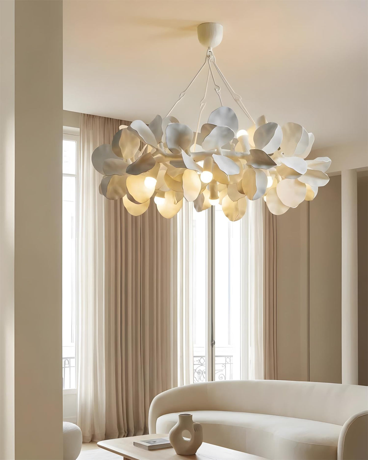 Magnolia Crown Metal Chandelier — product view 9