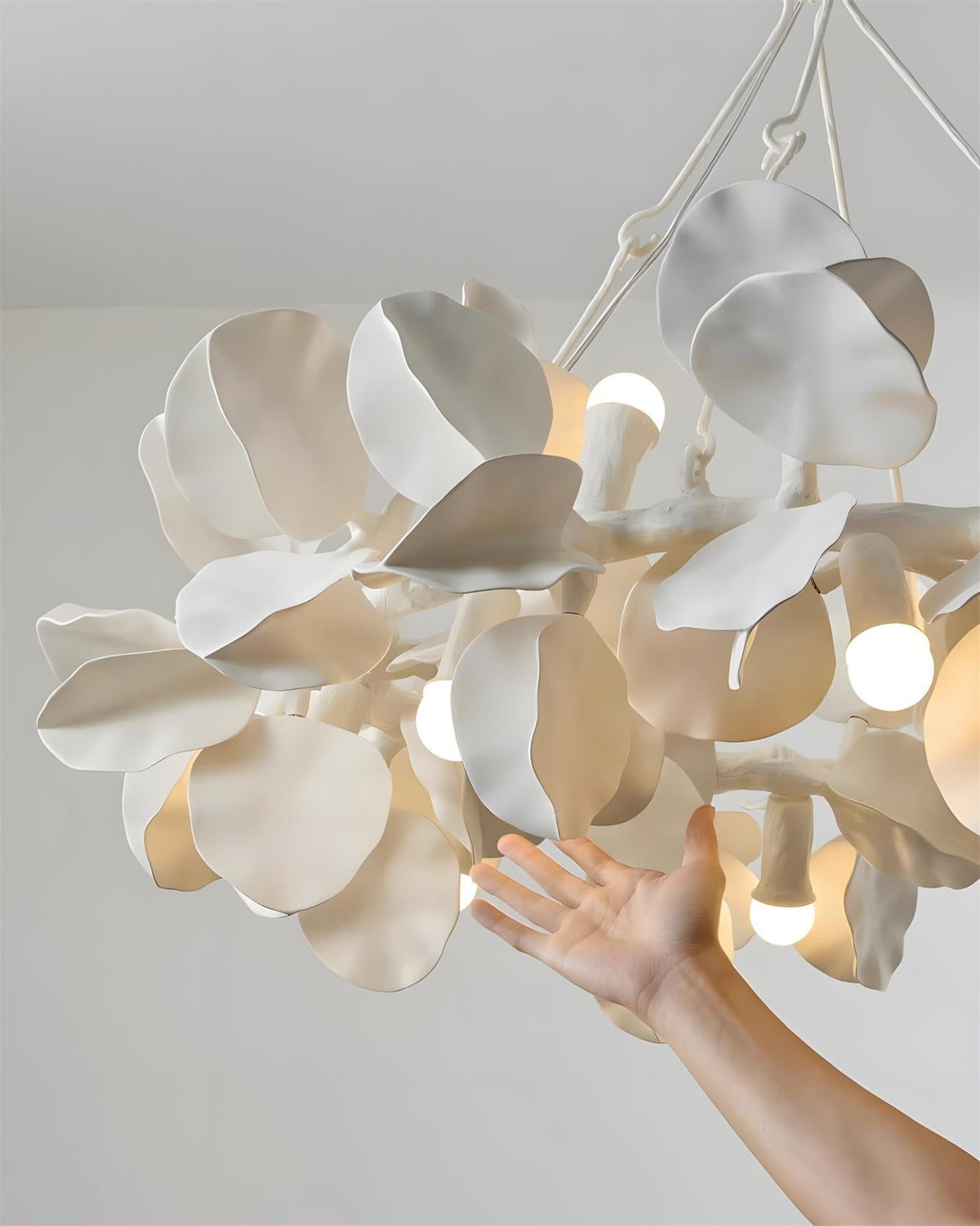 Magnolia Crown Metal Chandelier — product view 17