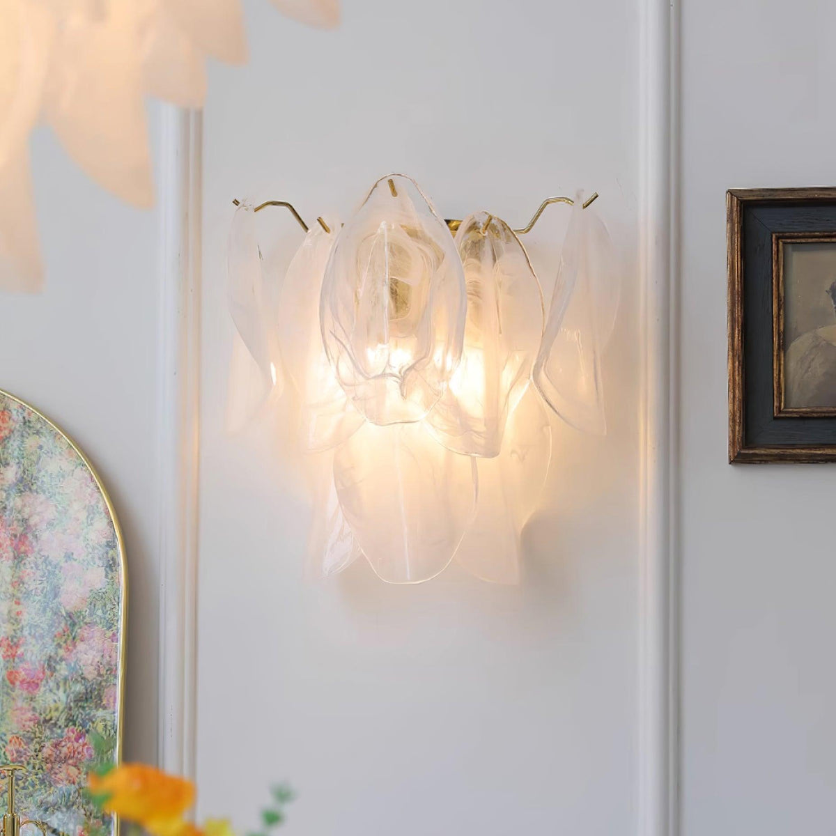 Magnolia Glass Wall Light — product view 2