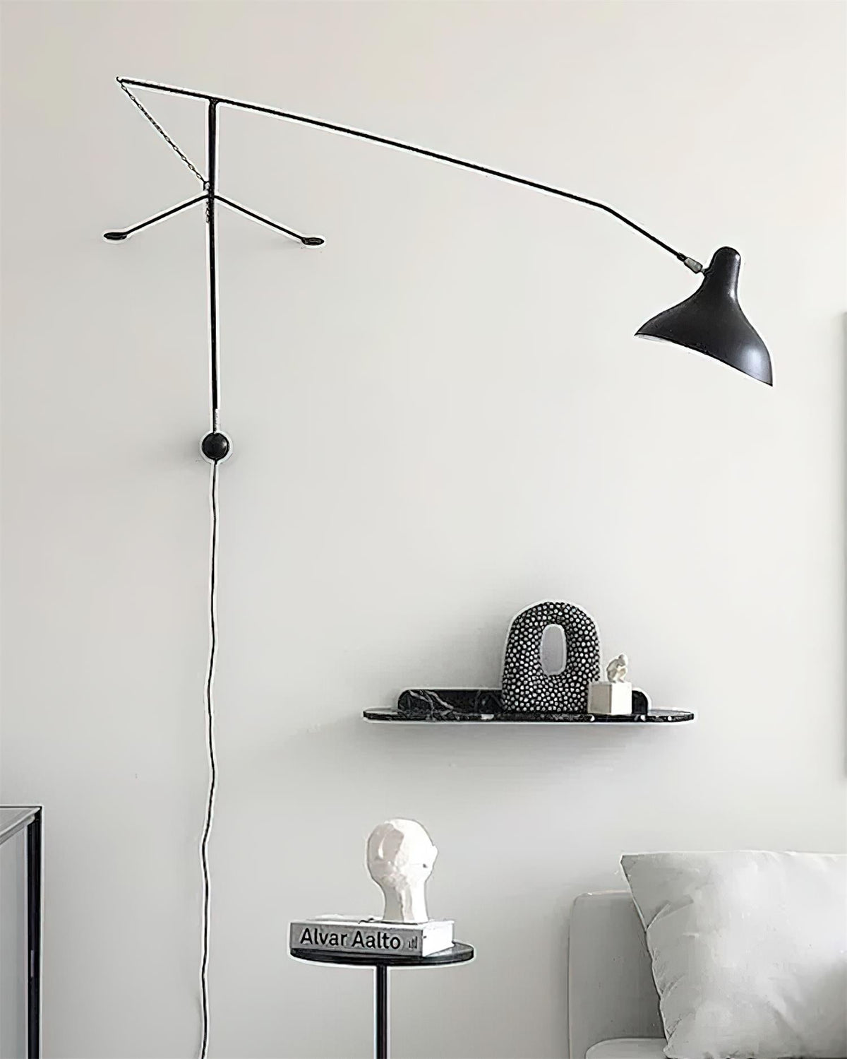 Mantis Black Metal Wall Lamp — product view 12