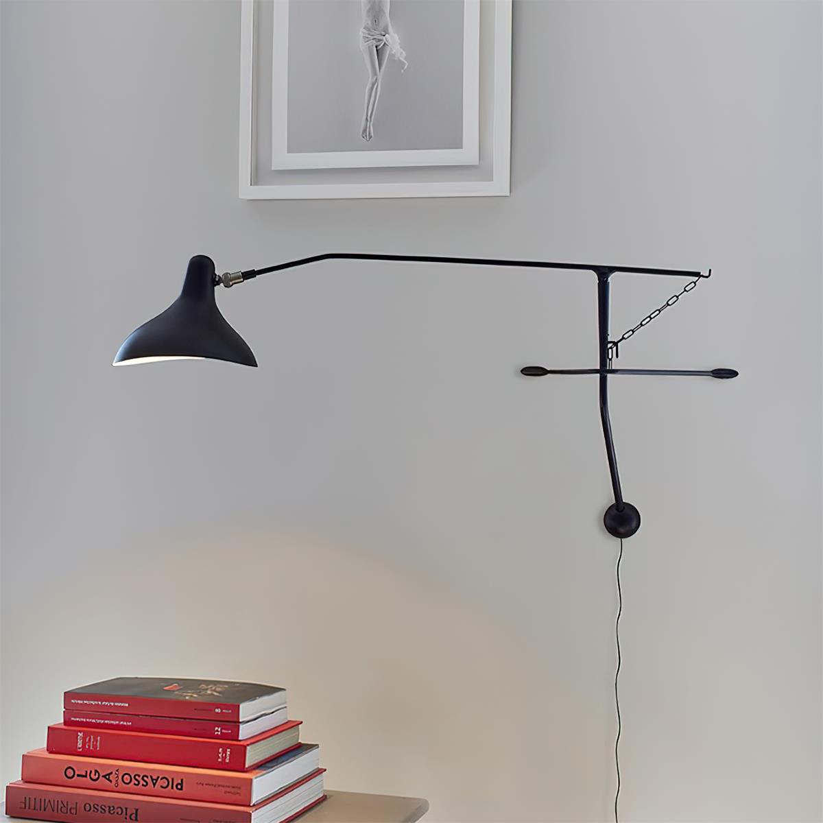 Mantis Black Metal Wall Lamp — product view 14