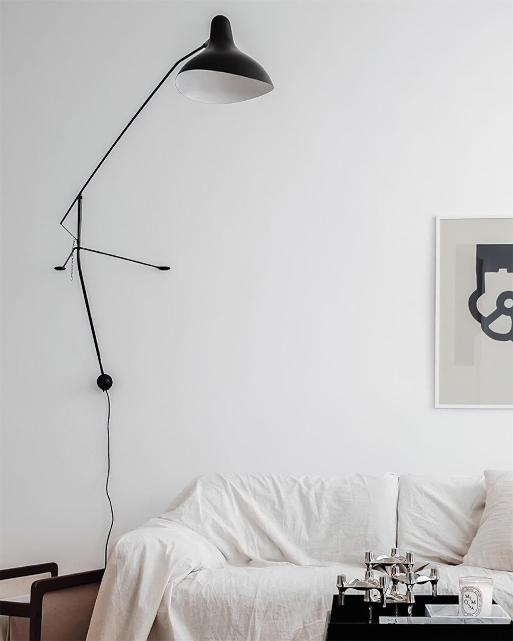 Mantis Black Metal Wall Lamp — product view 16