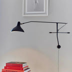Mantis Black Metal Wall Lamp — product view 2