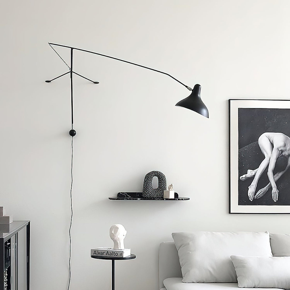 Mantis Black Metal Wall Lamp — product view 9