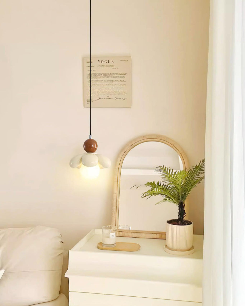 Maru Flower Metal Pendant Lamp — product view 17