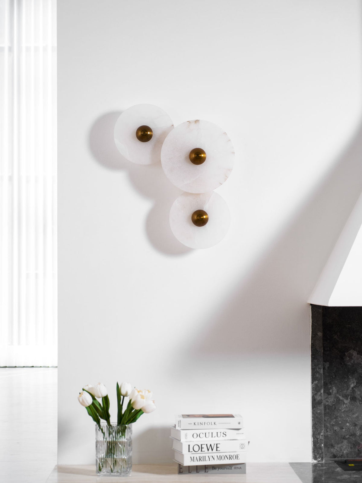 Median Alabaster Sconce