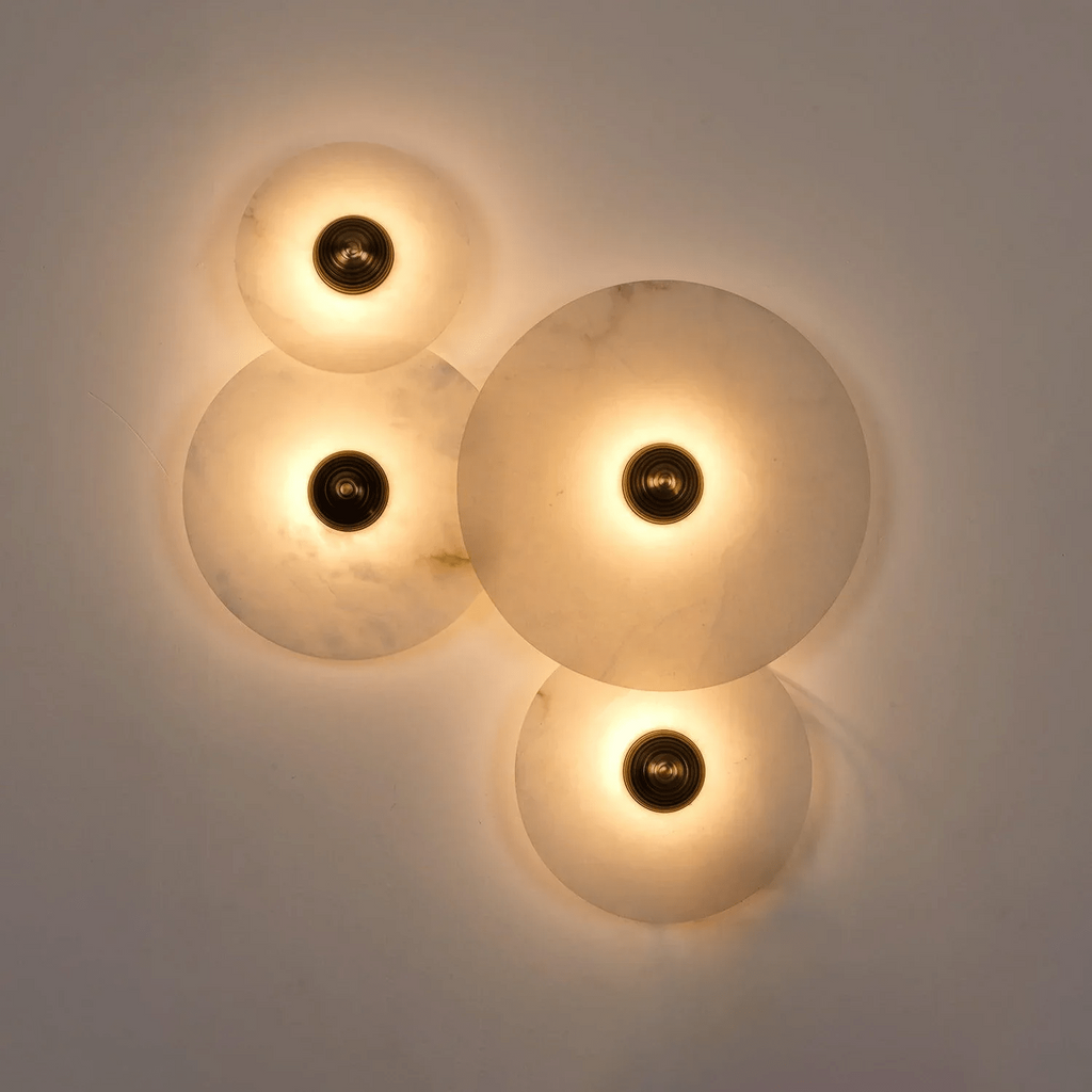 Median Alabaster Sconce