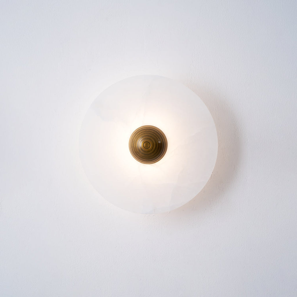Median Alabaster Sconce