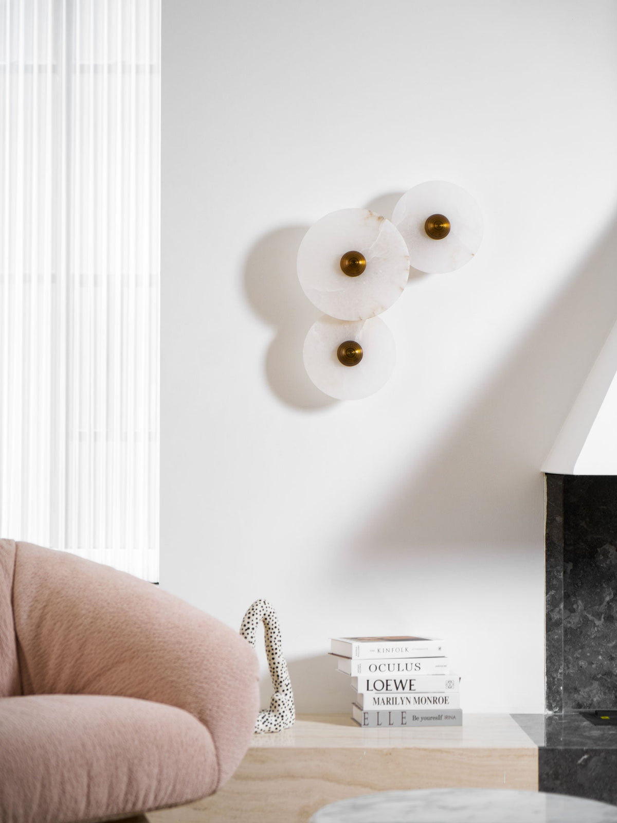 Median Alabaster Sconce