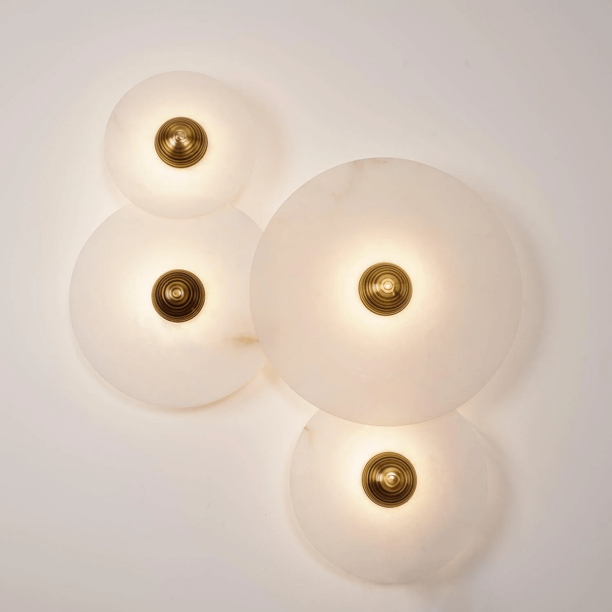 Median Alabaster Sconce