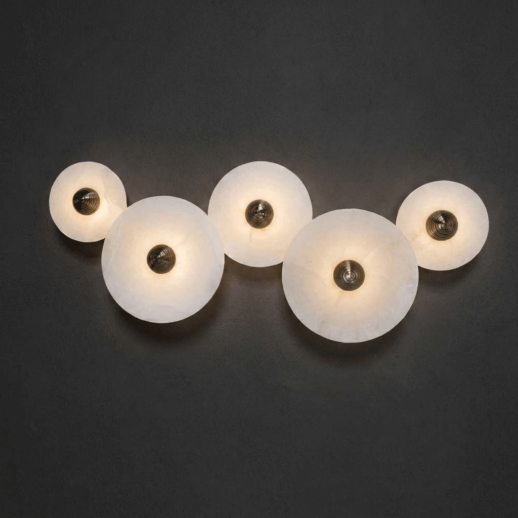 Median Alabaster Sconce