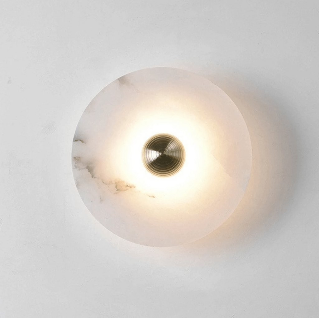 Median Alabaster Sconce