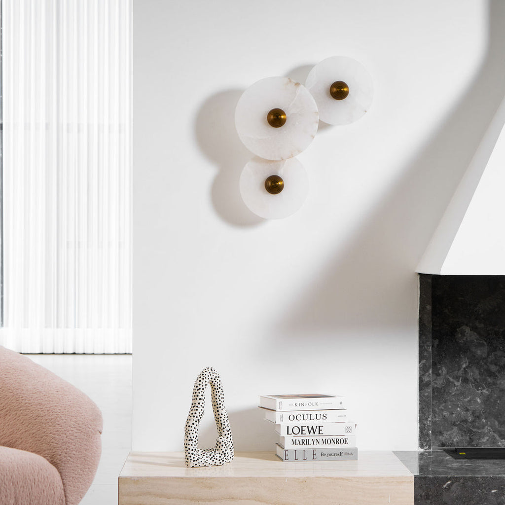 Median Alabaster Sconce