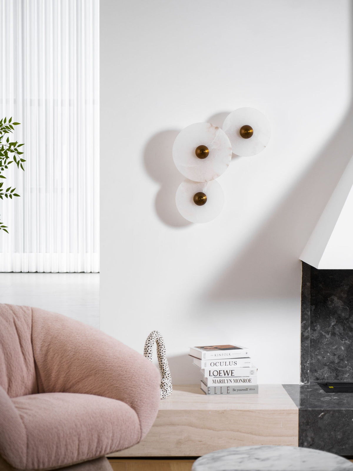 Median Alabaster Sconce