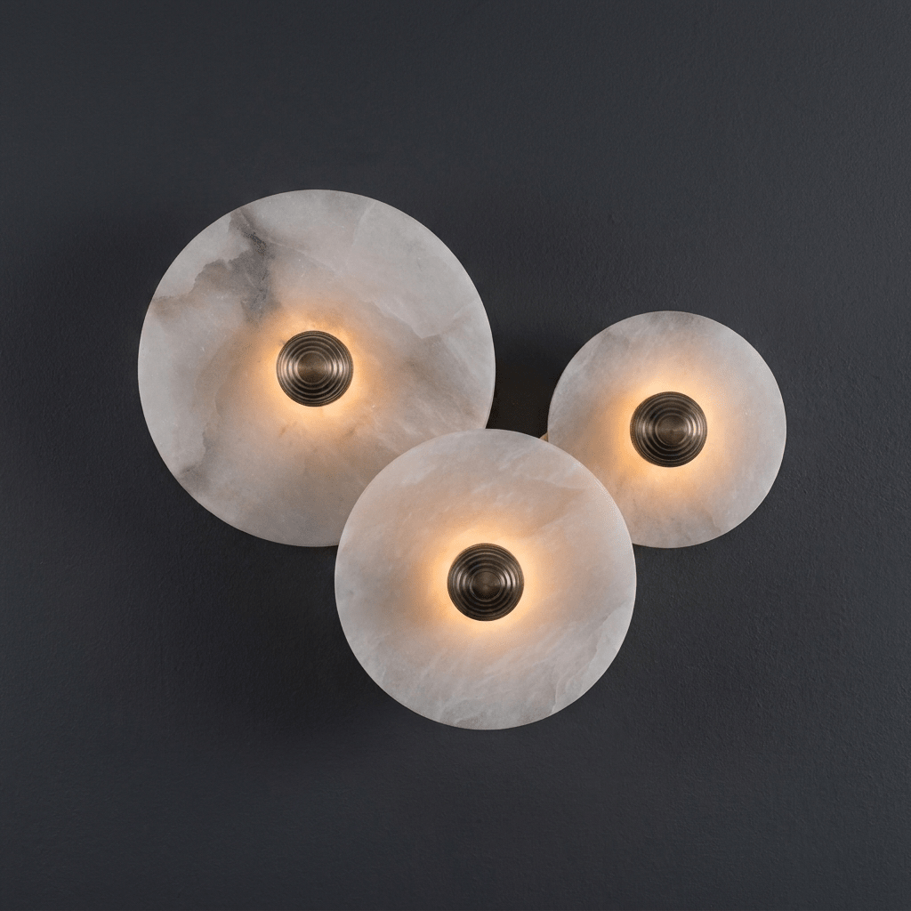 Median Alabaster Sconce