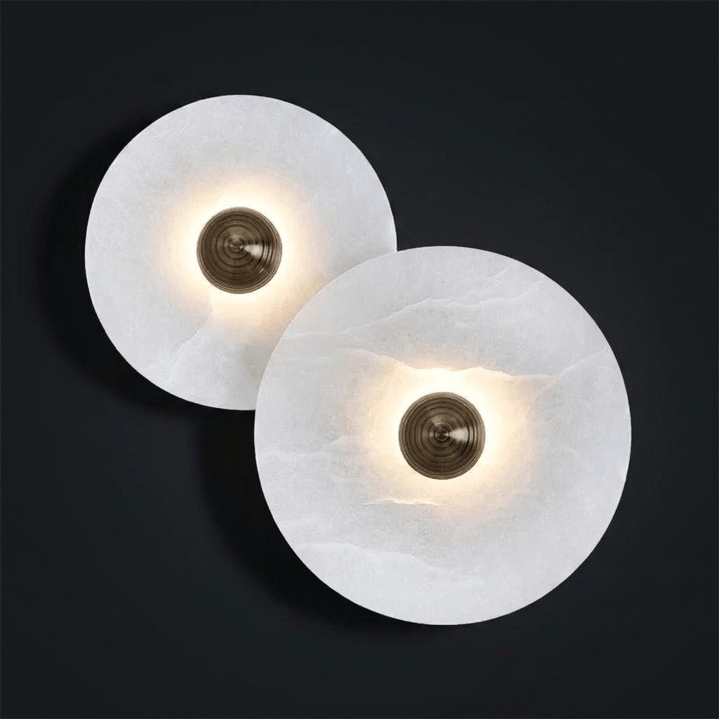 Median Alabaster Sconce