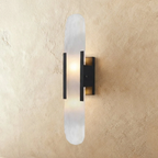 Melange Elongated Alabaster Wall Sconce
