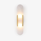 Melange Elongated Alabaster Wall Sconce