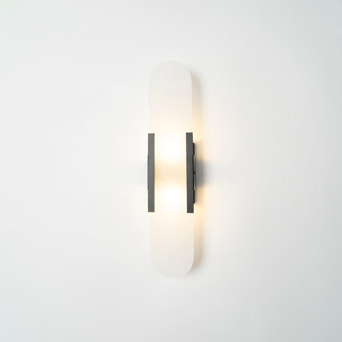 Melange Elongated Alabaster Wall Sconce